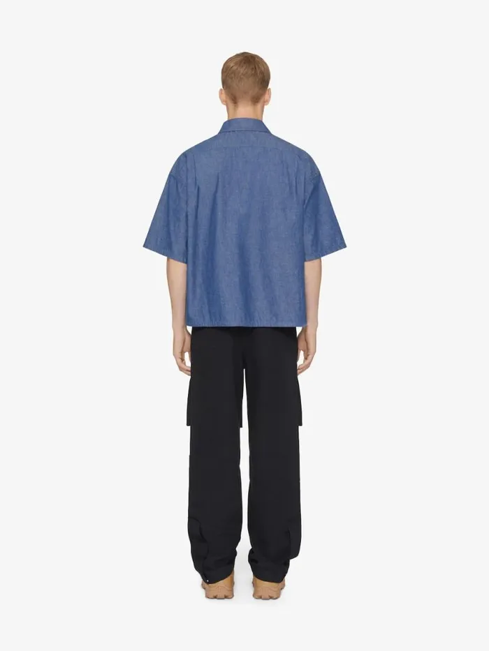 Cargo Pants In Cotton Black Men Givenchy Pants and Shorts