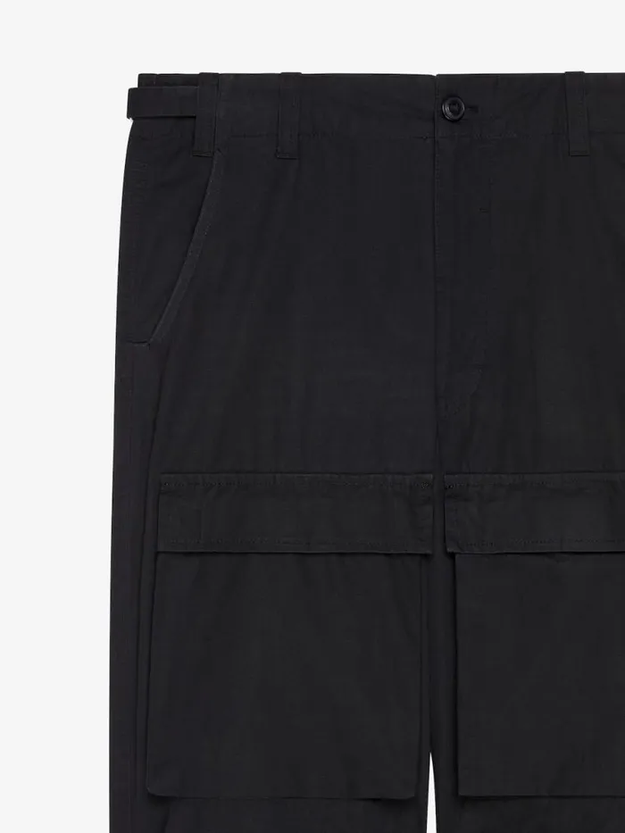 Cargo Pants In Cotton Black Men Givenchy Pants and Shorts