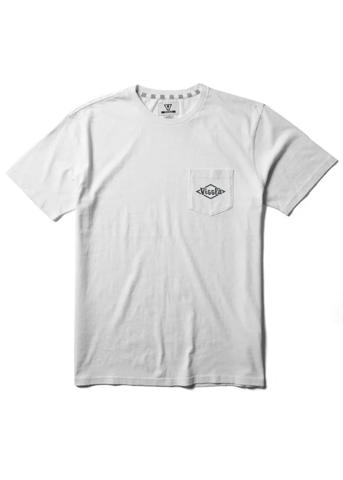 Carved Ss Tee White Men Vissla Tees