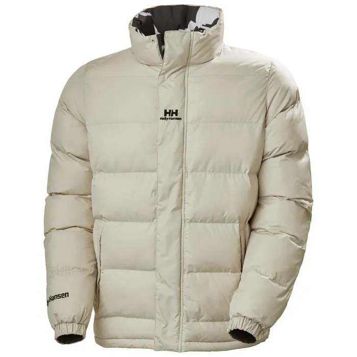 Casual Jackets Men Helly Hansen YU REVERSIBLE PUFFER JACKET 857 Pelican