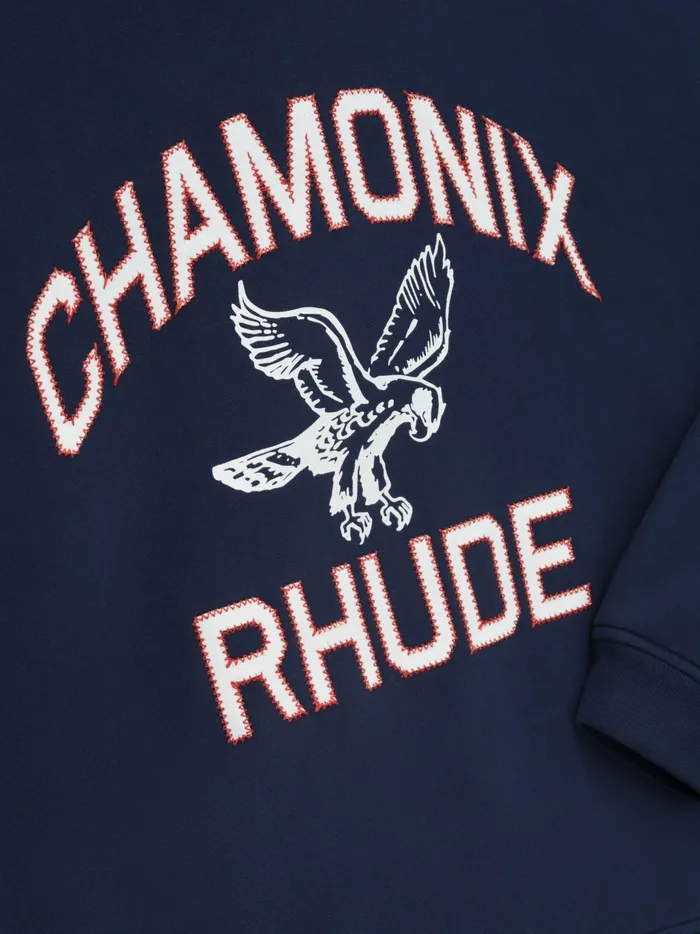 CHAMONIX CREWNECK NAVY Men Rhude Sweatshirts