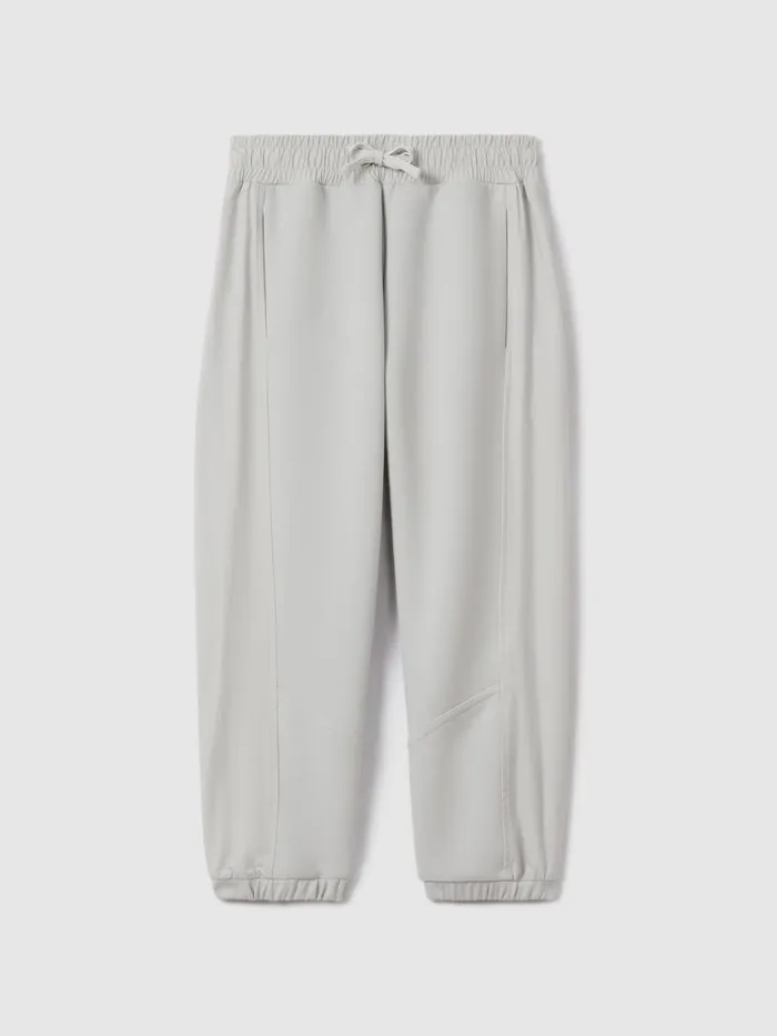 Children Reiss Pants Maja Hybrid Jersey Jogging Bottoms Grey