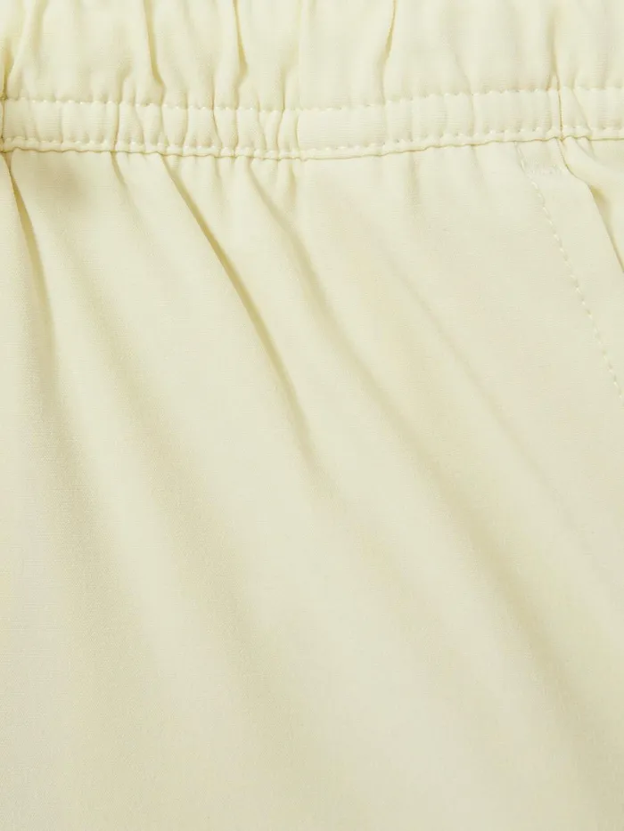 Children Reiss Swimwear Shore Plain Drawstring Waist Swim Shorts Lemon