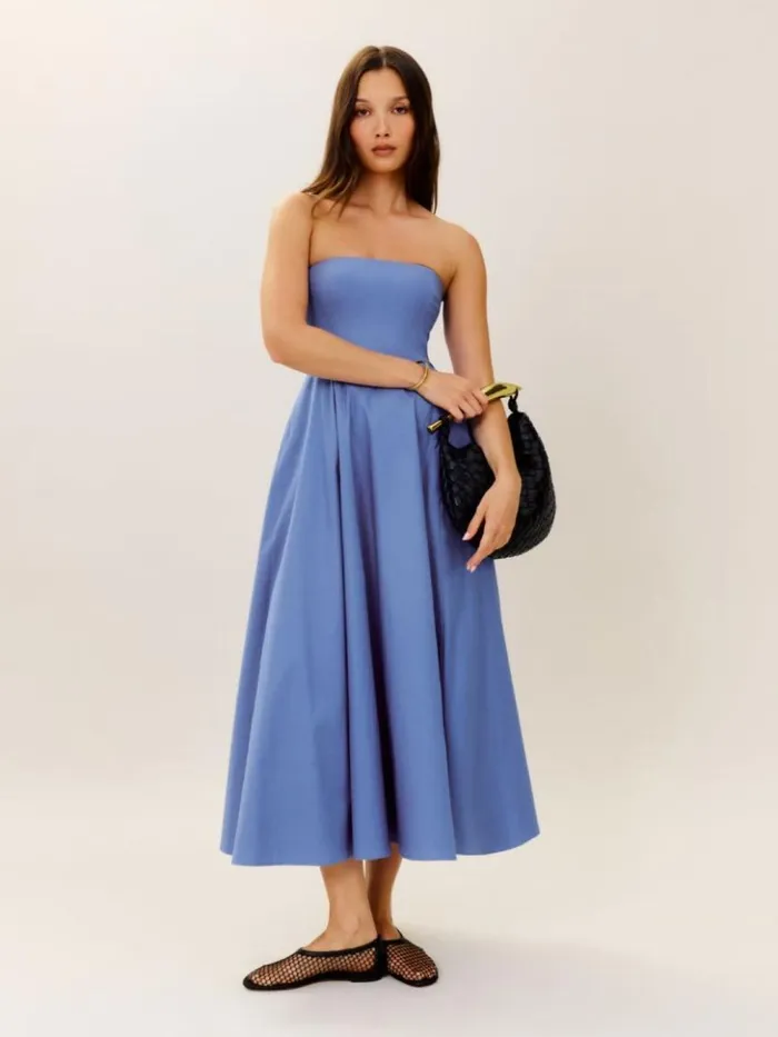 Clothing The Reformation Astoria Dress Dusk