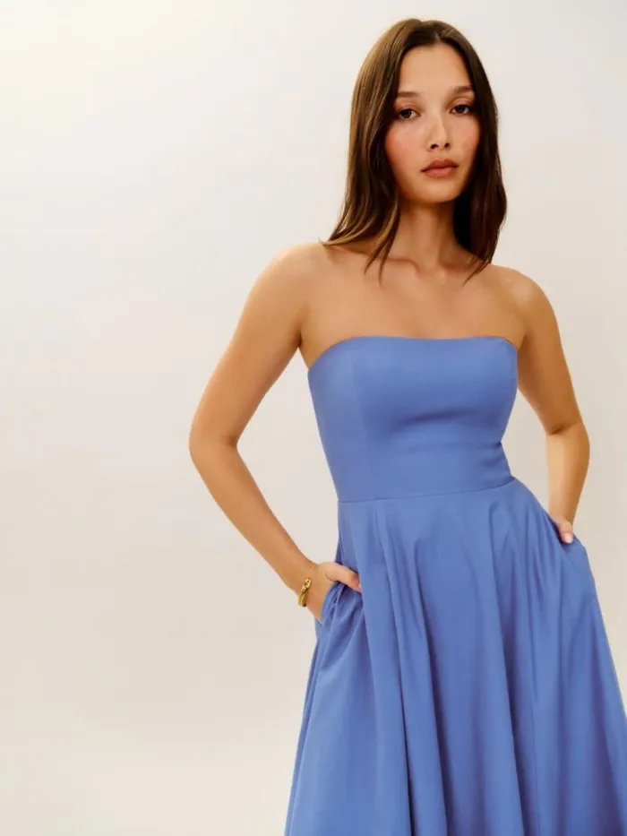 Clothing The Reformation Astoria Dress Dusk