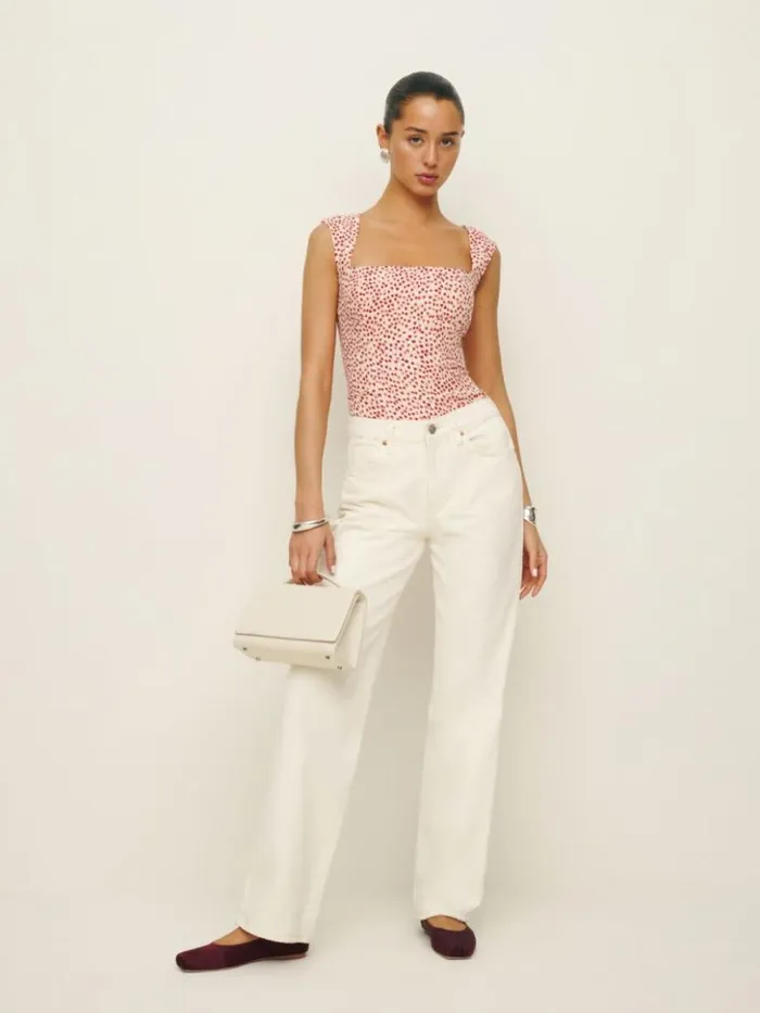 Clothing The Reformation Diandra Top Alma