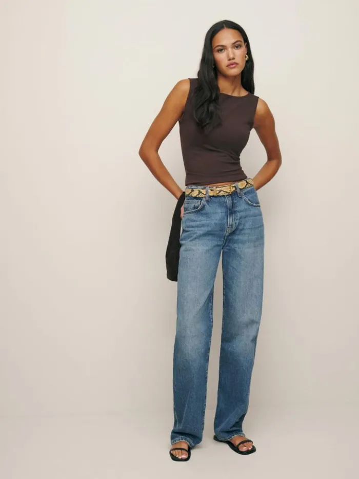 Clothing The Reformation Dusk Knit Top Mole