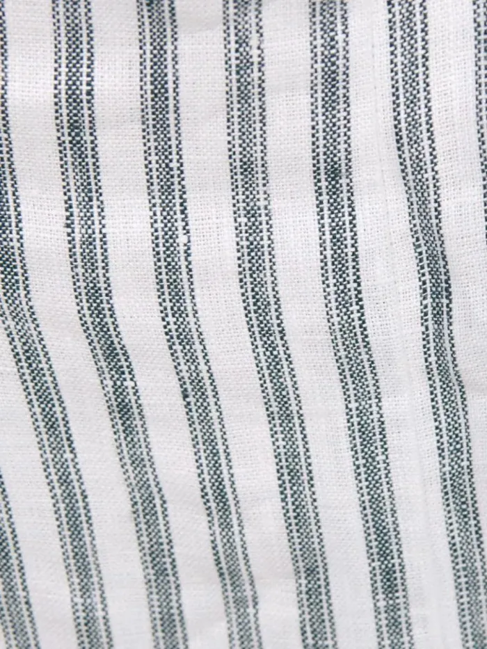 Clothing The Reformation Evie Linen Top Antibes Stripe