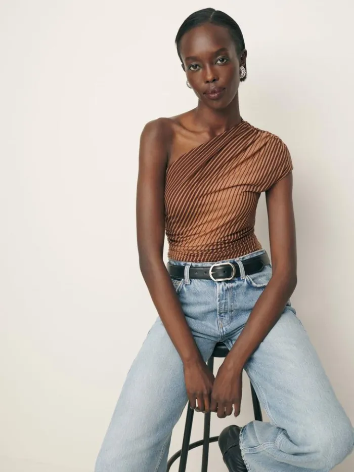 Clothing The Reformation Francisco Knit Top Bongo