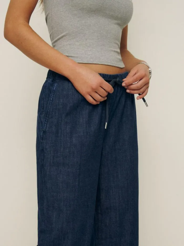 Clothing The Reformation Inaya Denim Pants Inari
