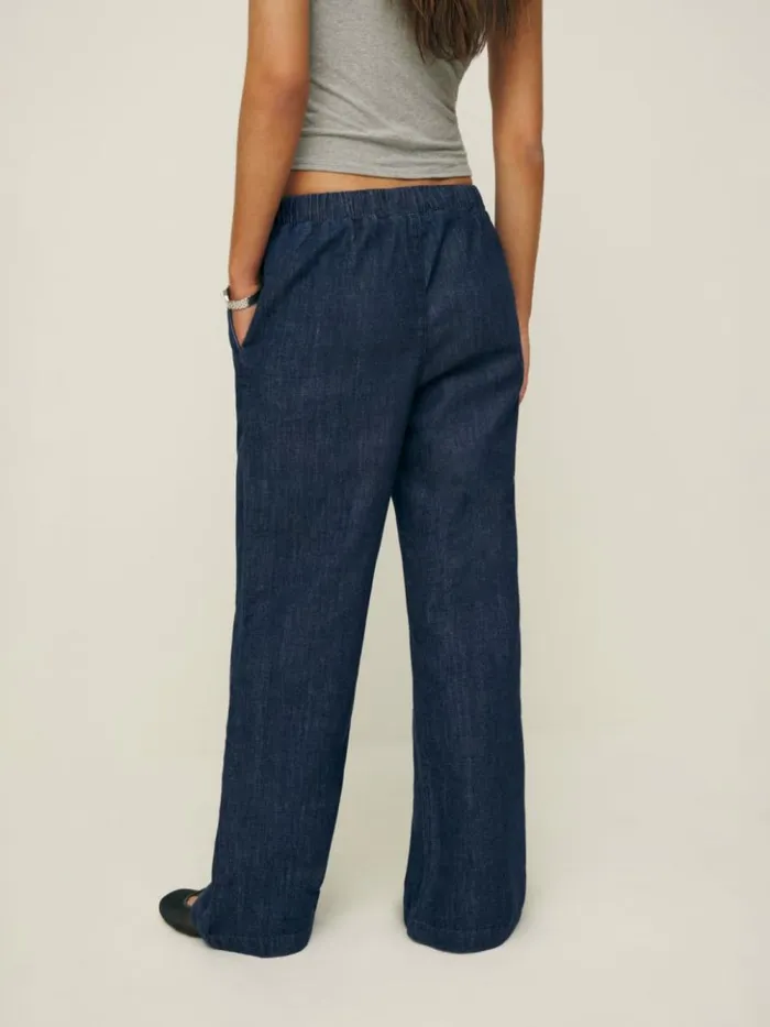 Clothing The Reformation Inaya Denim Pants Inari