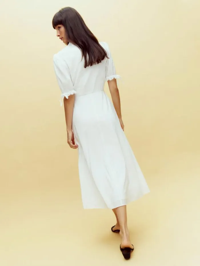 Clothing The Reformation Ketra Dress Ivory