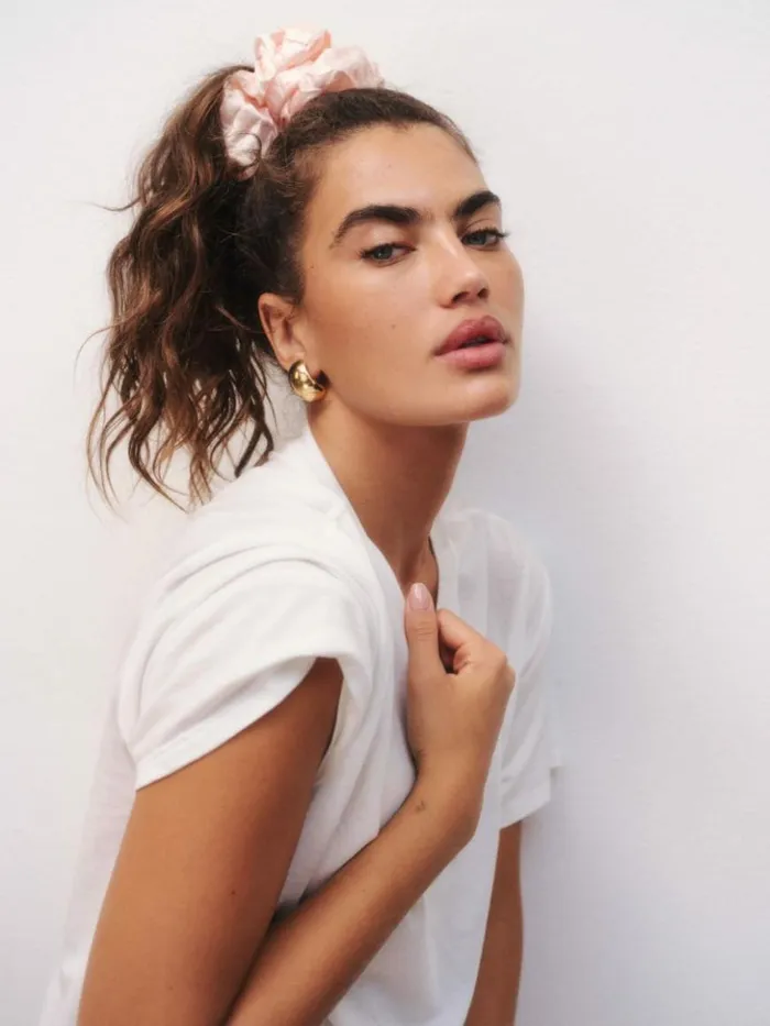Clothing The Reformation Liam Oversized Tee White