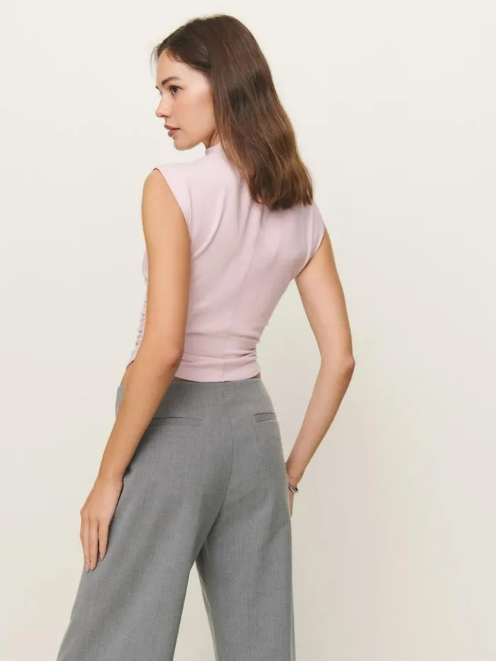 Clothing The Reformation Lindy Knit Top Cherry Blossom