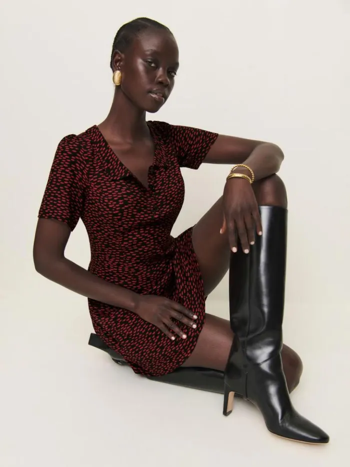 Clothing The Reformation Neta Dress French Kiss