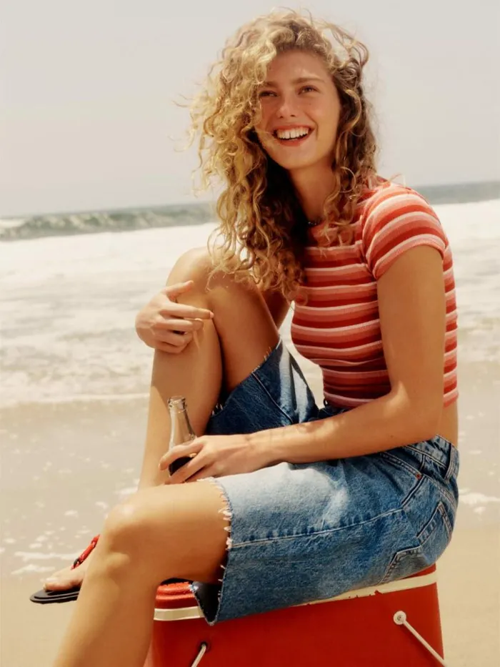 Clothing The Reformation Raye Mid Rise Denim Jorts Colorado