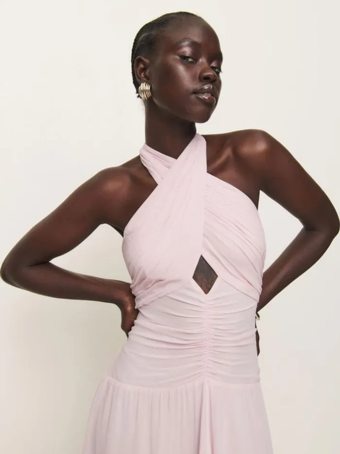 ClothingWeddings The Reformation Cari Dress Cherry Blossom