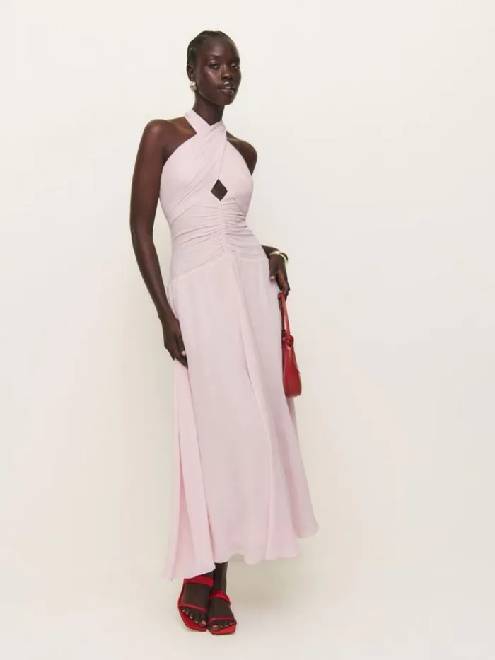 ClothingWeddings The Reformation Cari Dress Cherry Blossom