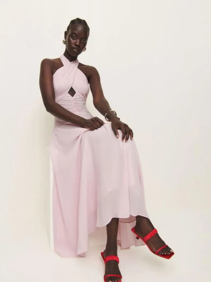 ClothingWeddings The Reformation Cari Dress Cherry Blossom