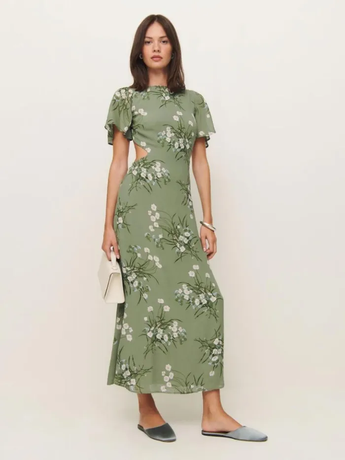 ClothingWeddings The Reformation Coralie Dress Bonita
