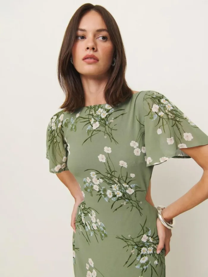 ClothingWeddings The Reformation Coralie Dress Bonita