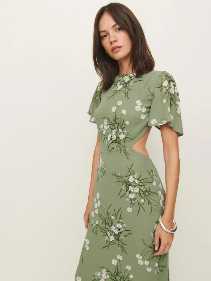 ClothingWeddings The Reformation Coralie Dress Bonita