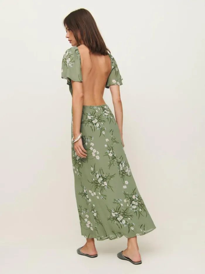 ClothingWeddings The Reformation Coralie Dress Bonita