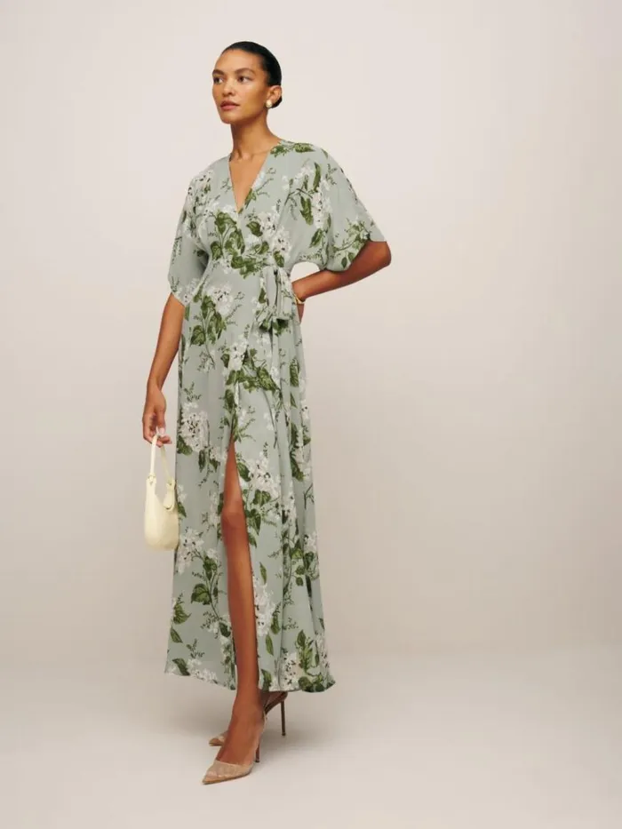 ClothingWeddings The Reformation Winslow Dress Tea Garden