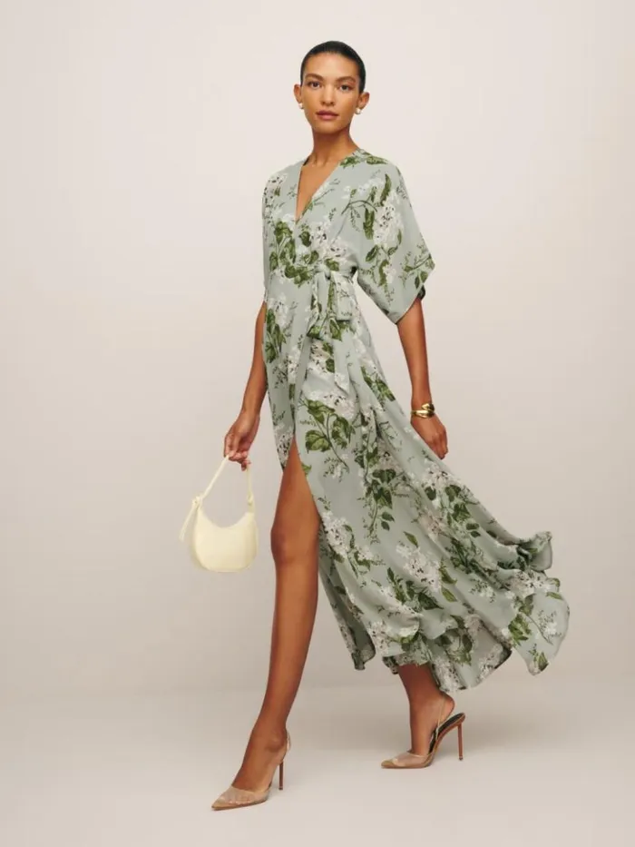 ClothingWeddings The Reformation Winslow Dress Tea Garden