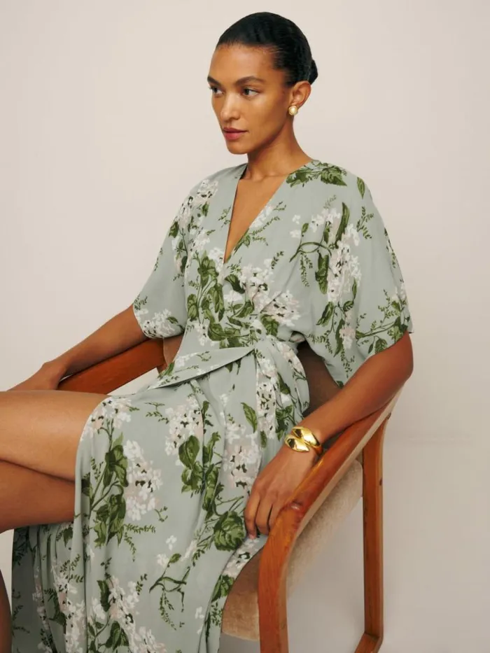 ClothingWeddings The Reformation Winslow Dress Tea Garden