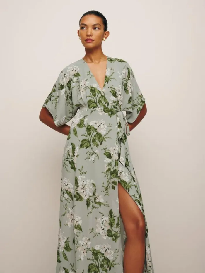ClothingWeddings The Reformation Winslow Dress Tea Garden