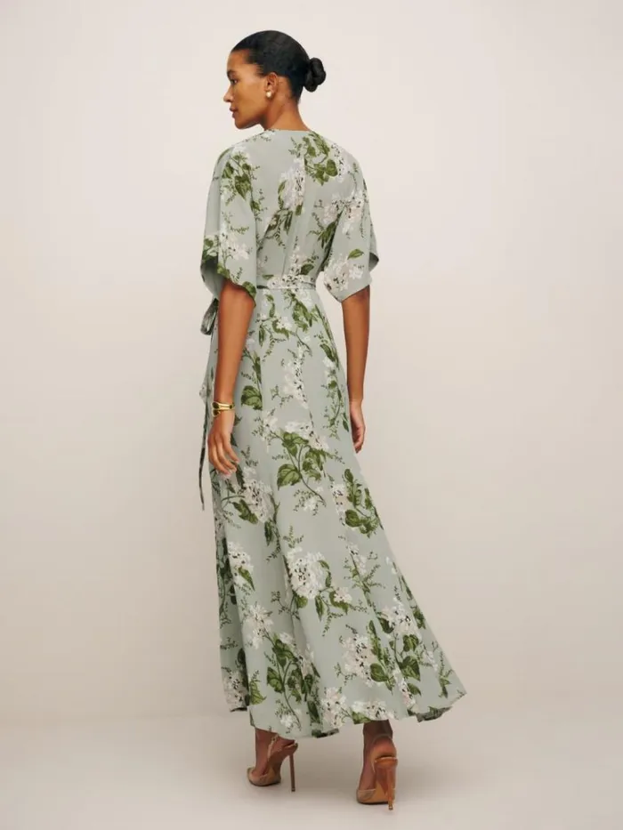 ClothingWeddings The Reformation Winslow Dress Tea Garden
