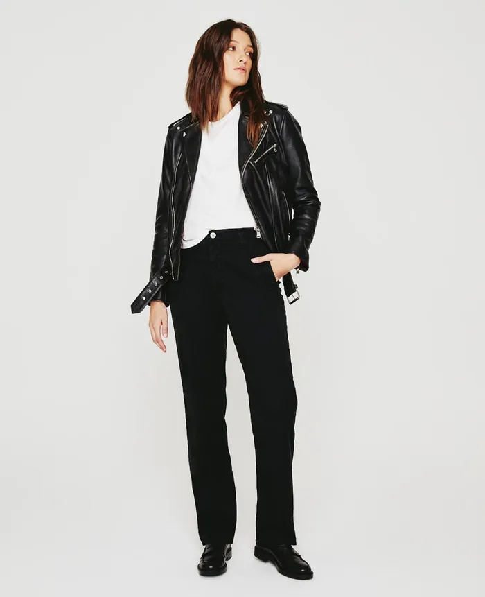 Clove Trouser Sulfur Black Women AG Jeans Pants