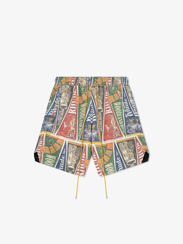 COLLEGIATE FLAG TWILL SHORT Men Rhude Shorts