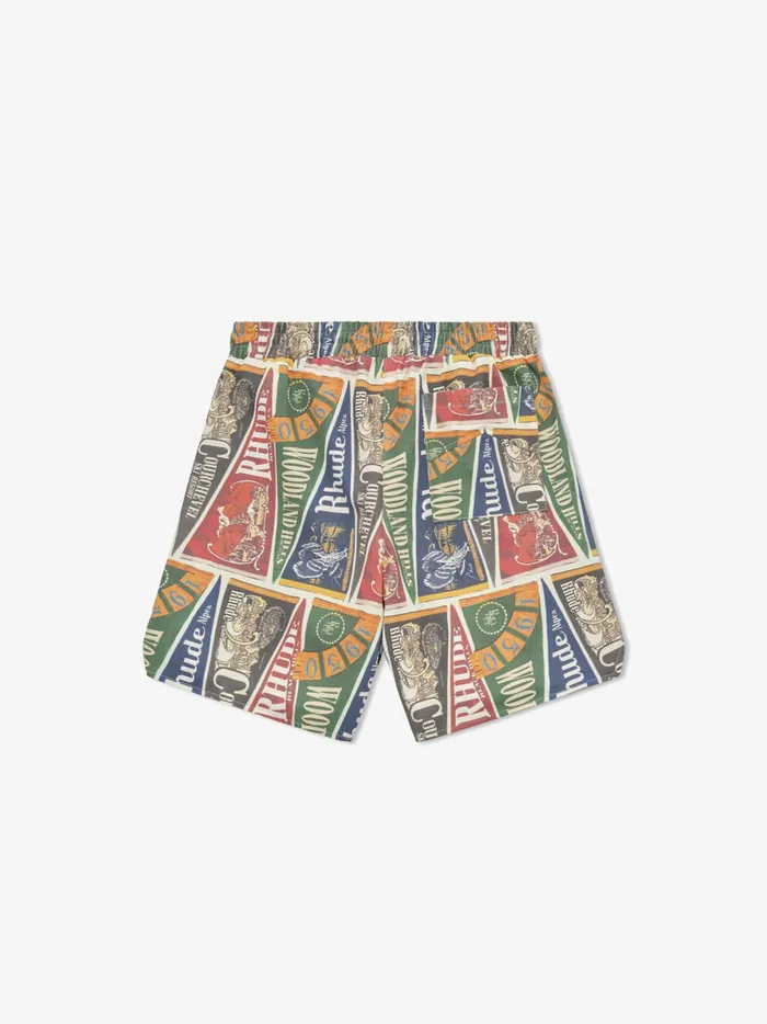 COLLEGIATE FLAG TWILL SHORT Men Rhude Shorts