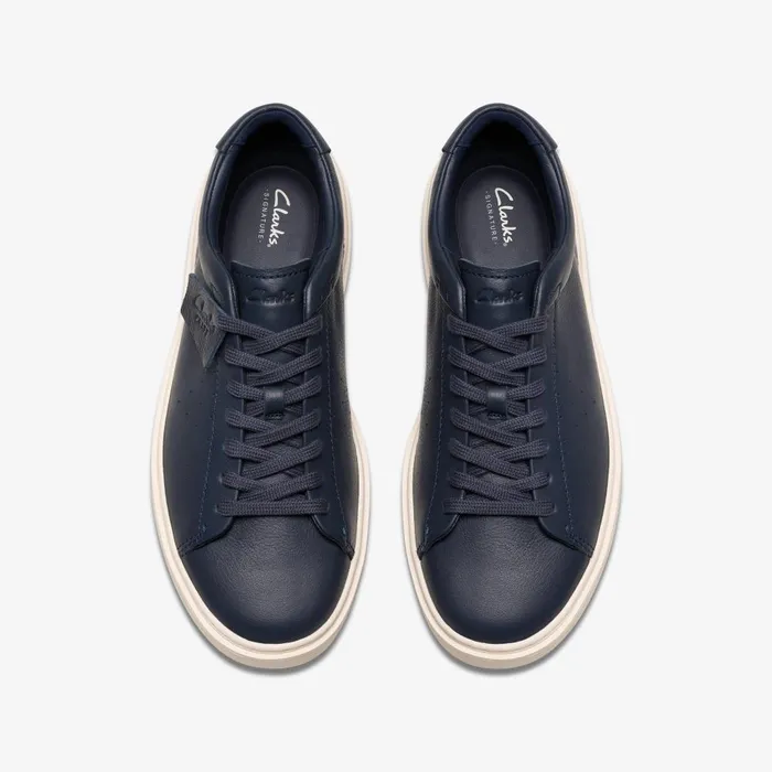 Craft Swift Navy Leather Men Clarks Sneakers