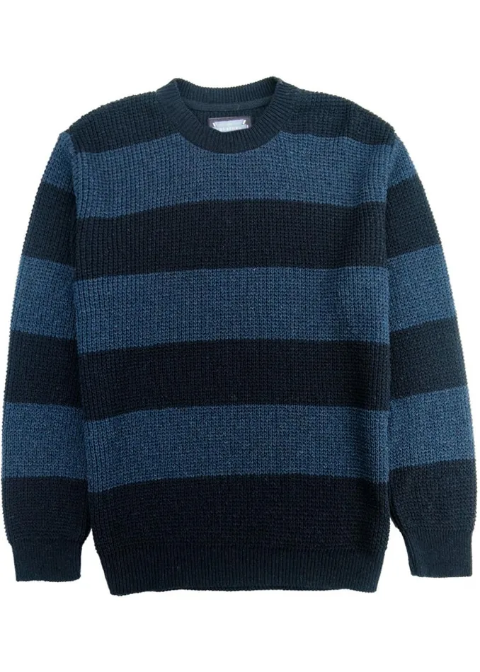 Creators Oaxaca Eco Crew Sweater Dark Naval Men Vissla Fleece and Hoodies