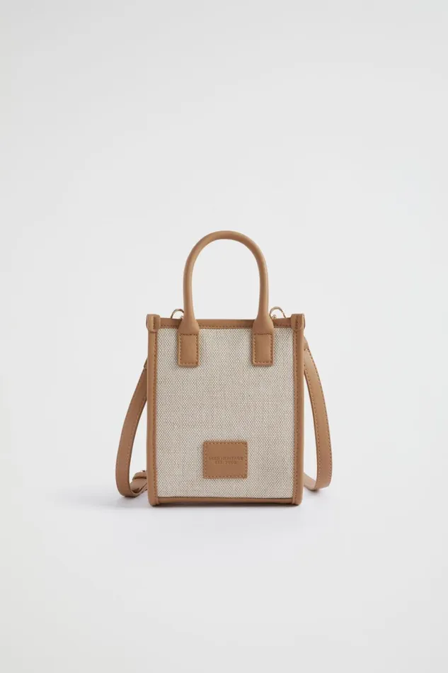 Cross Body Woman Seed Heritage Seed Micro Mini Crossbody Caramel