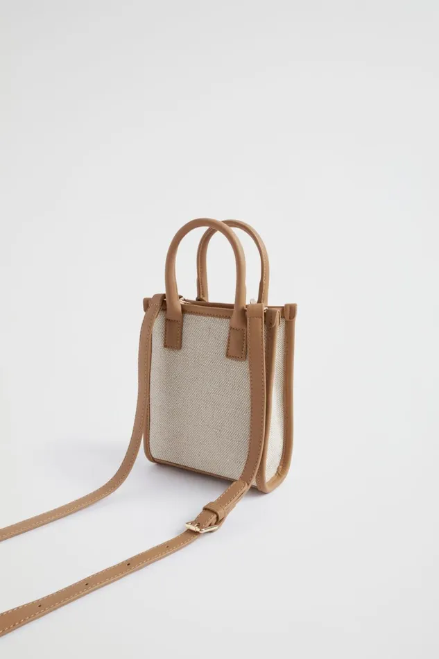 Cross Body Woman Seed Heritage Seed Micro Mini Crossbody Caramel