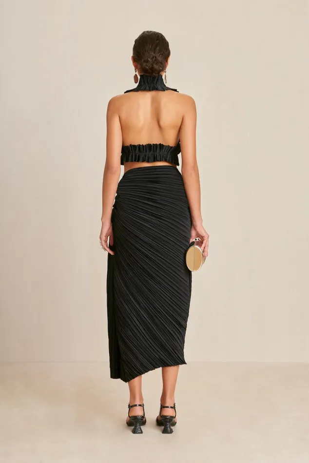 Cult Gaia Adilia Top Black Women Tops