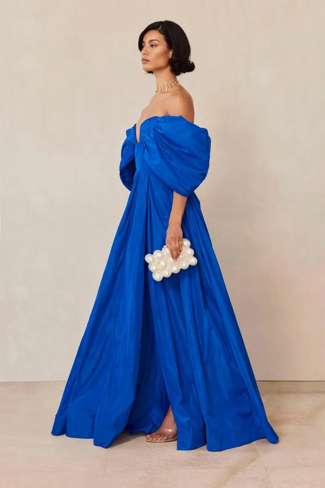 Cult Gaia Aviva Gown Canal Women Dresses Cult Gaia Aviva Gown Canal Women Dresses