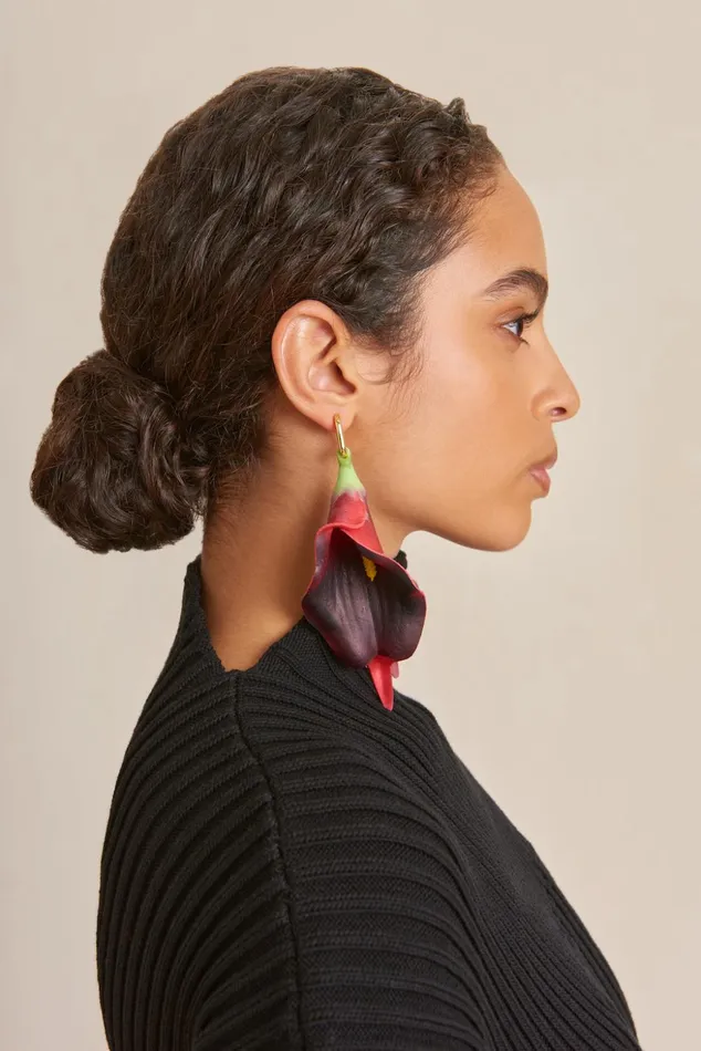 Cult Gaia Calista Earring Rouge Women Jewelry