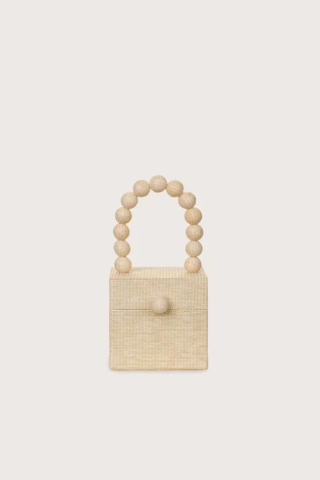 Cult Gaia Eos Top Handle Bag Natural Women Mini Bags