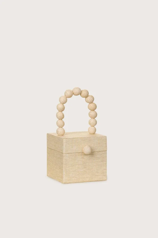 Cult Gaia Eos Top Handle Bag Natural Women Mini Bags