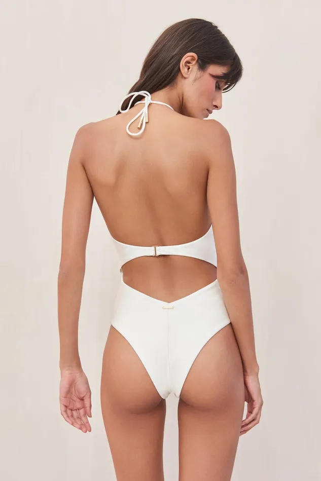 Cult Gaia Eshita One Piece Off White Women One Pieces Cult Gaia Eshita One Piece Off White Women One Pieces