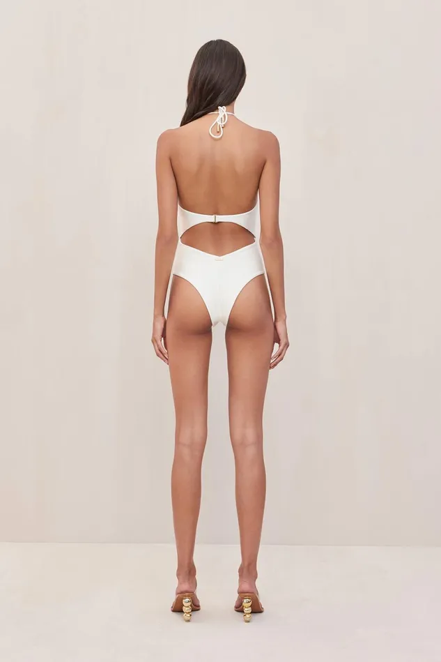 Cult Gaia Eshita One Piece Off White Women One Pieces Cult Gaia Eshita One Piece Off White Women One Pieces