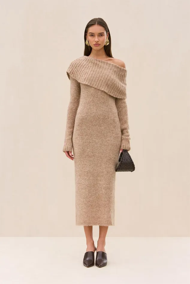 Cult Gaia Grayson Knit Dress Beach Melange Women Knits