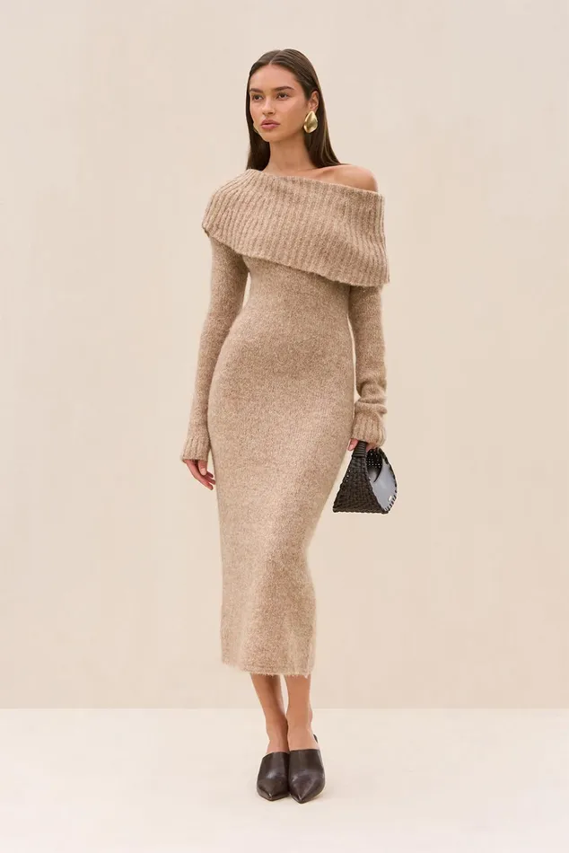 Cult Gaia Grayson Knit Dress Beach Melange Women Knits