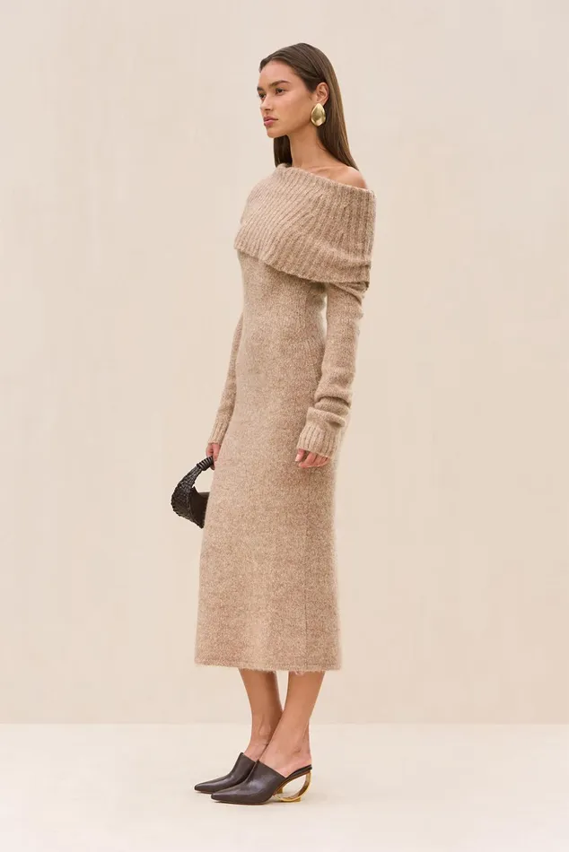 Cult Gaia Grayson Knit Dress Beach Melange Women Knits