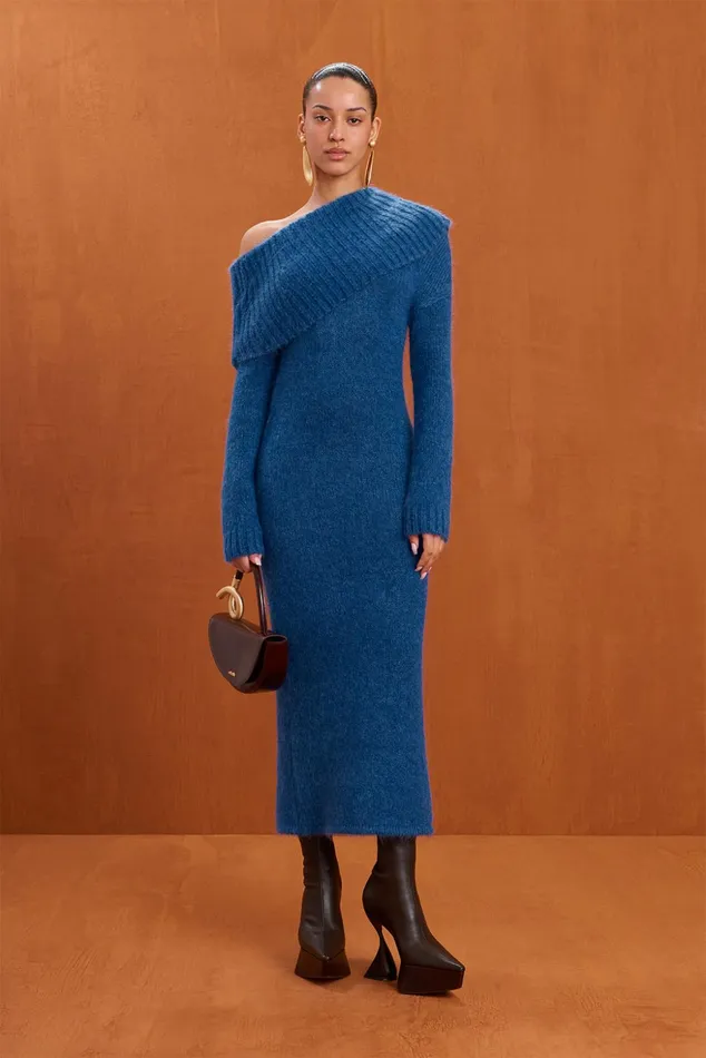 Cult Gaia Grayson Knit Dress Disco Melange Women Knits